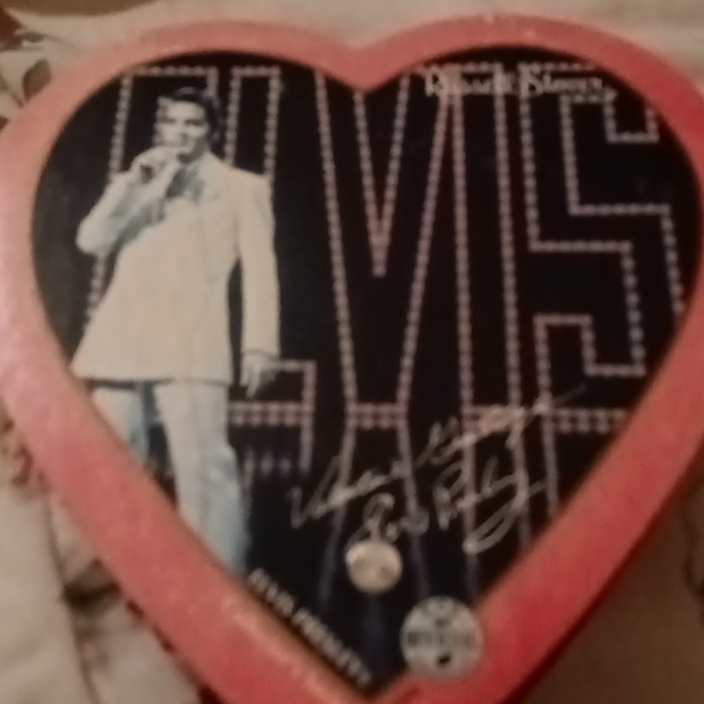 Elvis  empty chocolate heart box limited edition